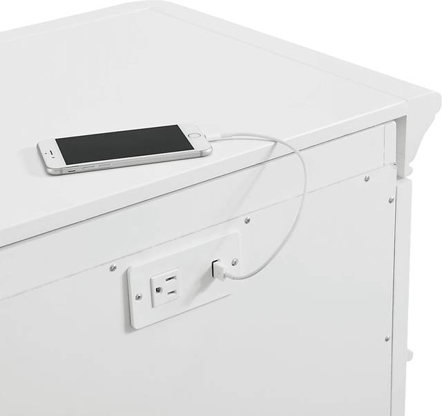 Wesjay White Nightstand - Thumbnail - Image 8