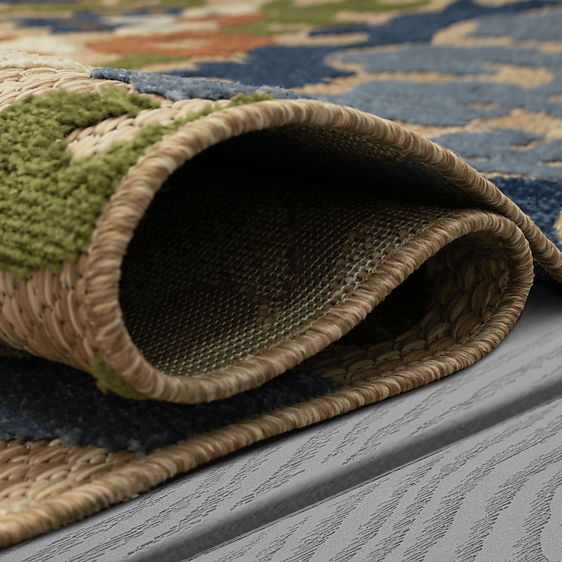 Wesland Multi 7'10 x 10' Indoor/Outdoor Rug - Image 7