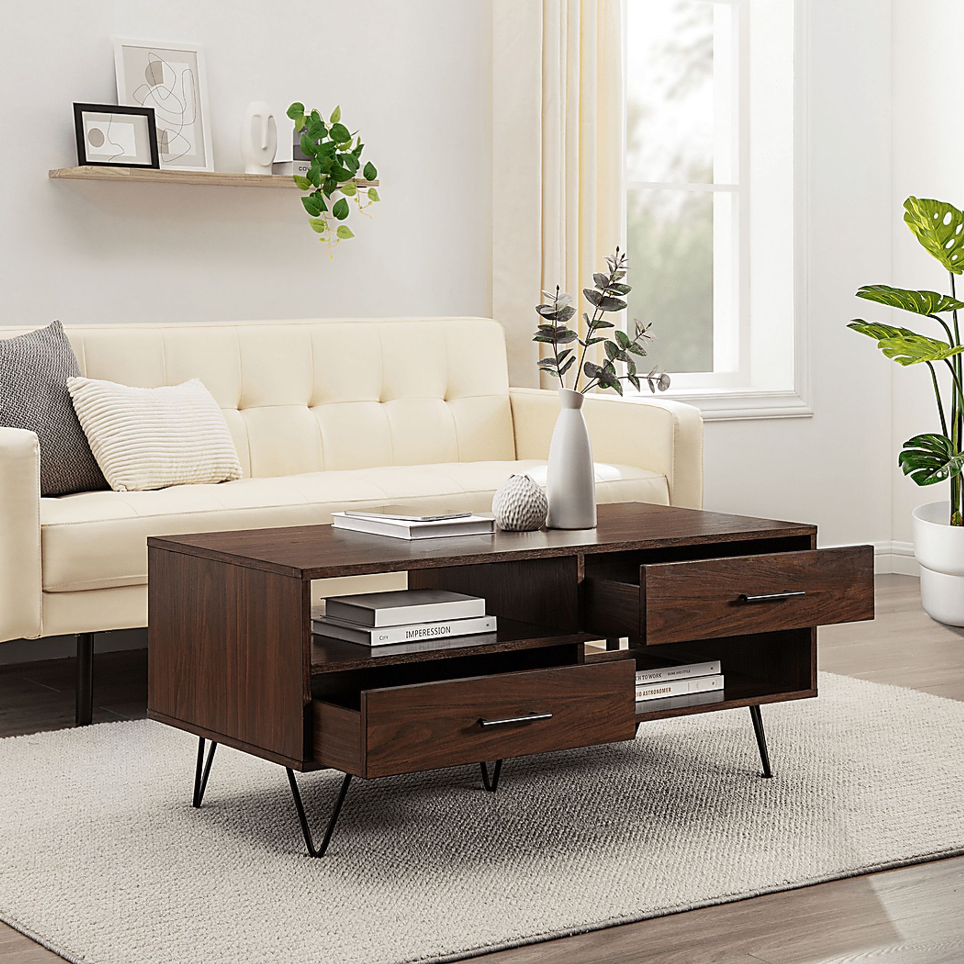 Weslow Walnut Cocktail Table - Image 4