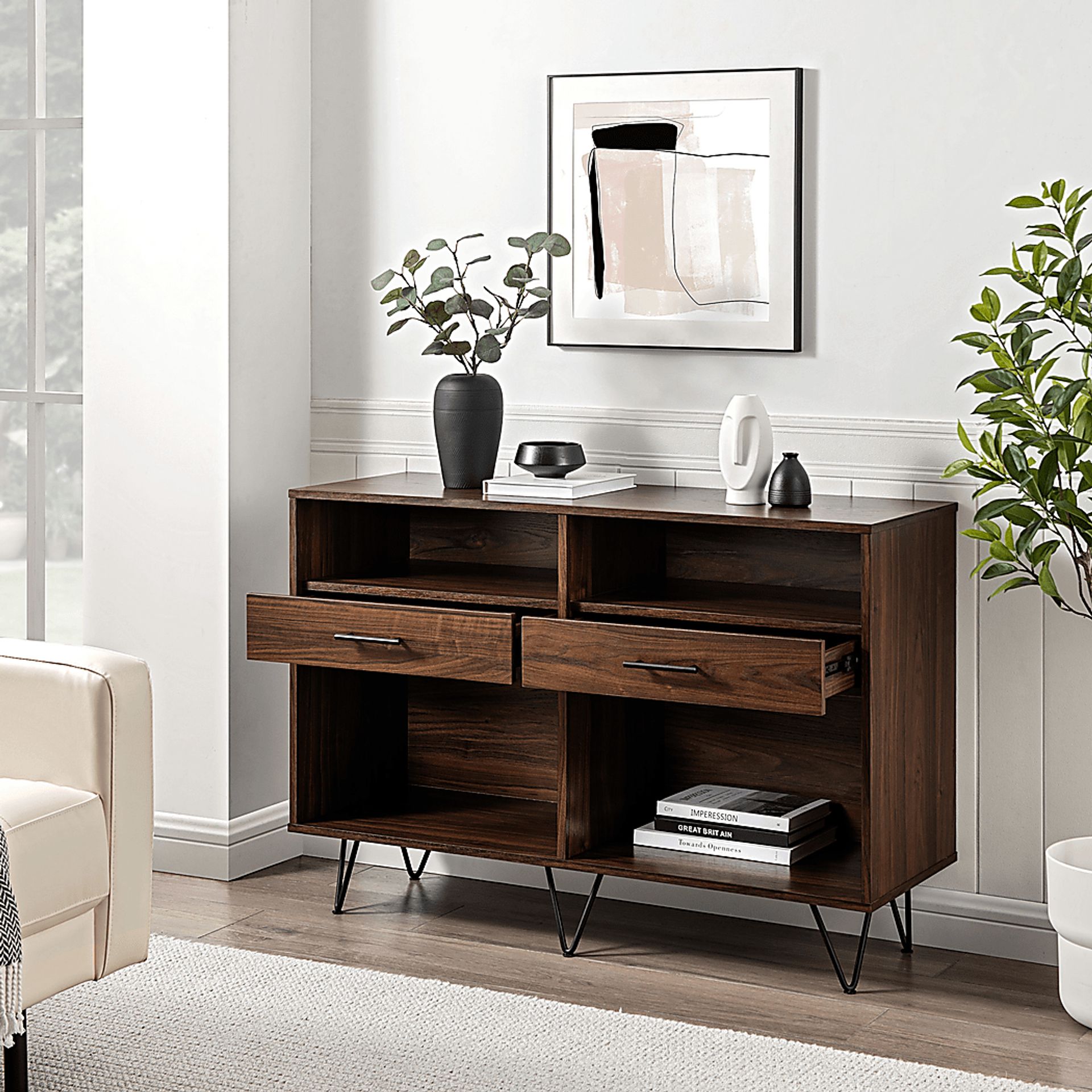 Weslow Walnut Sofa Table - Image 4