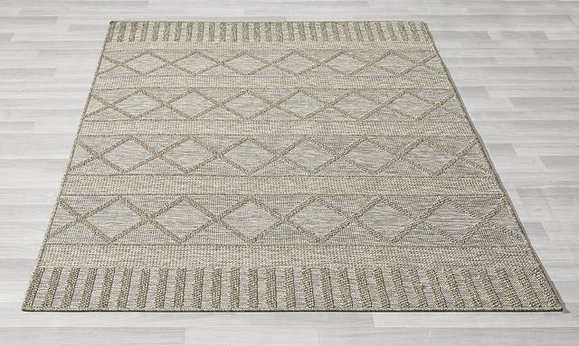 Wesnach Tan 7'10 x 9'6 Indoor/Outdoor Rug - Thumbnail - Image 3