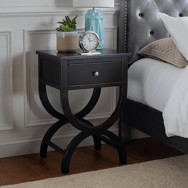 Wespanee Black Nightstand - Thumbnail - Image 2