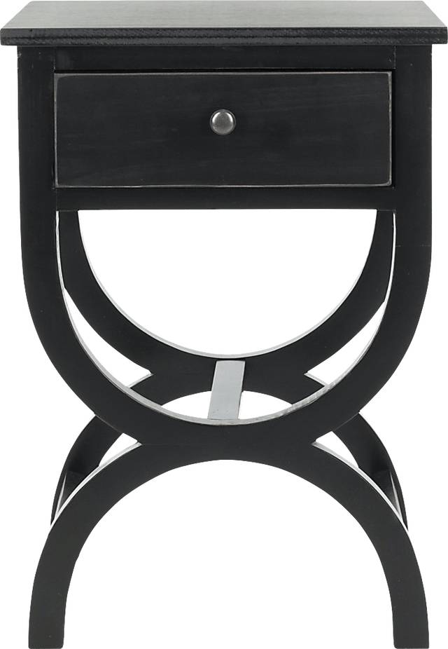 Wespanee Black Nightstand - Thumbnail - Image 1