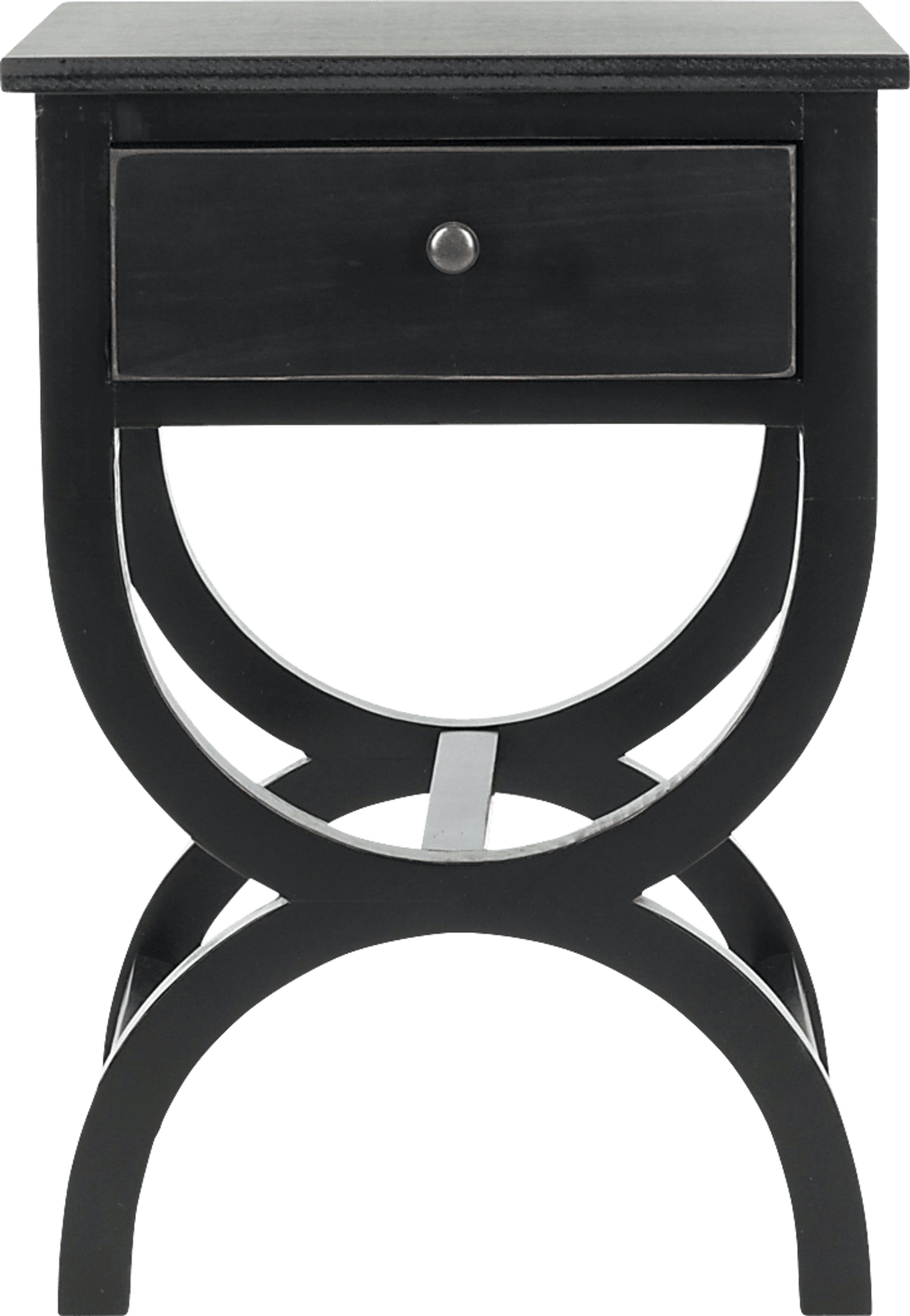 Wespanee Black Nightstand - Image 1