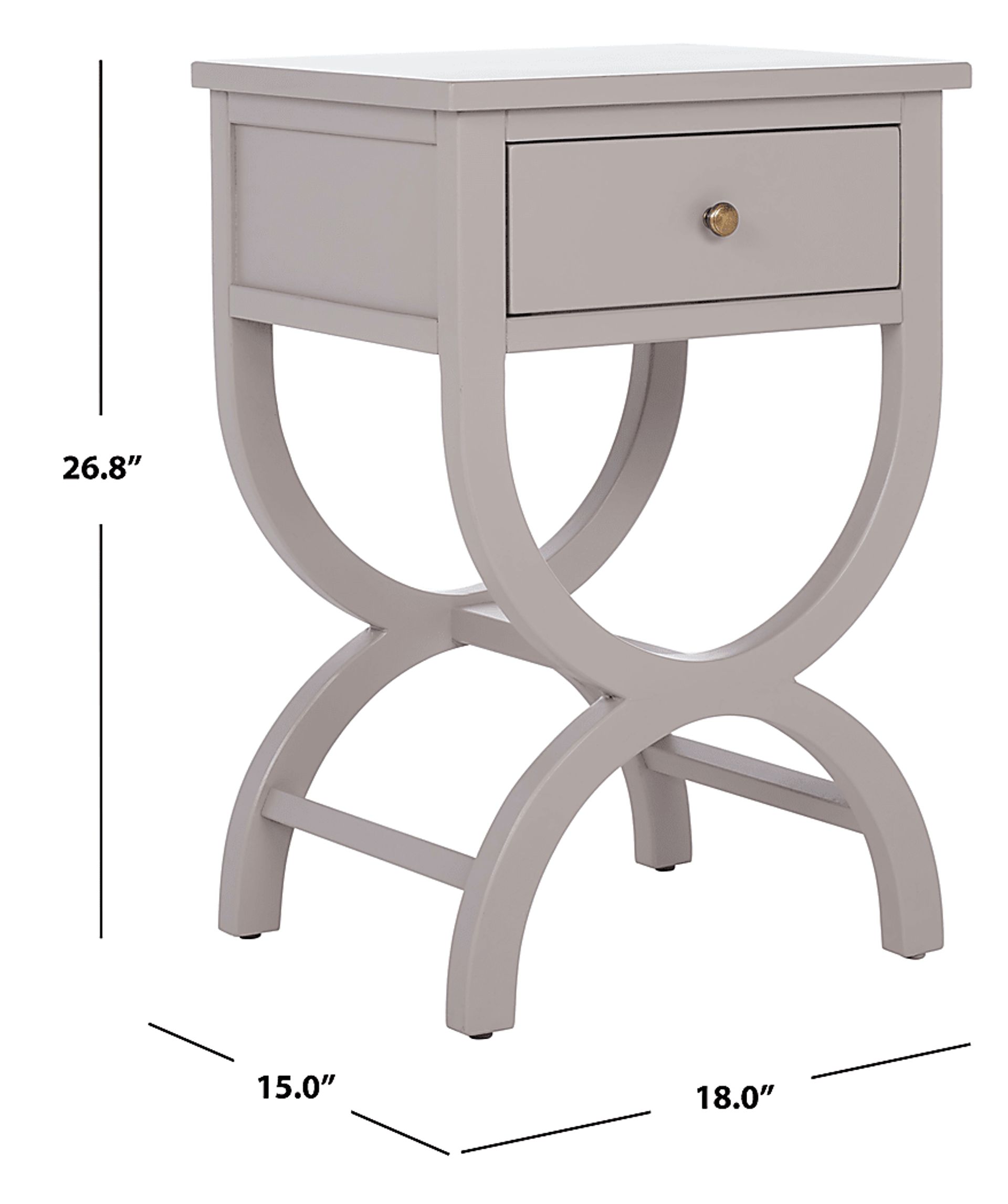 Wespanee Gray Nightstand - Image 14