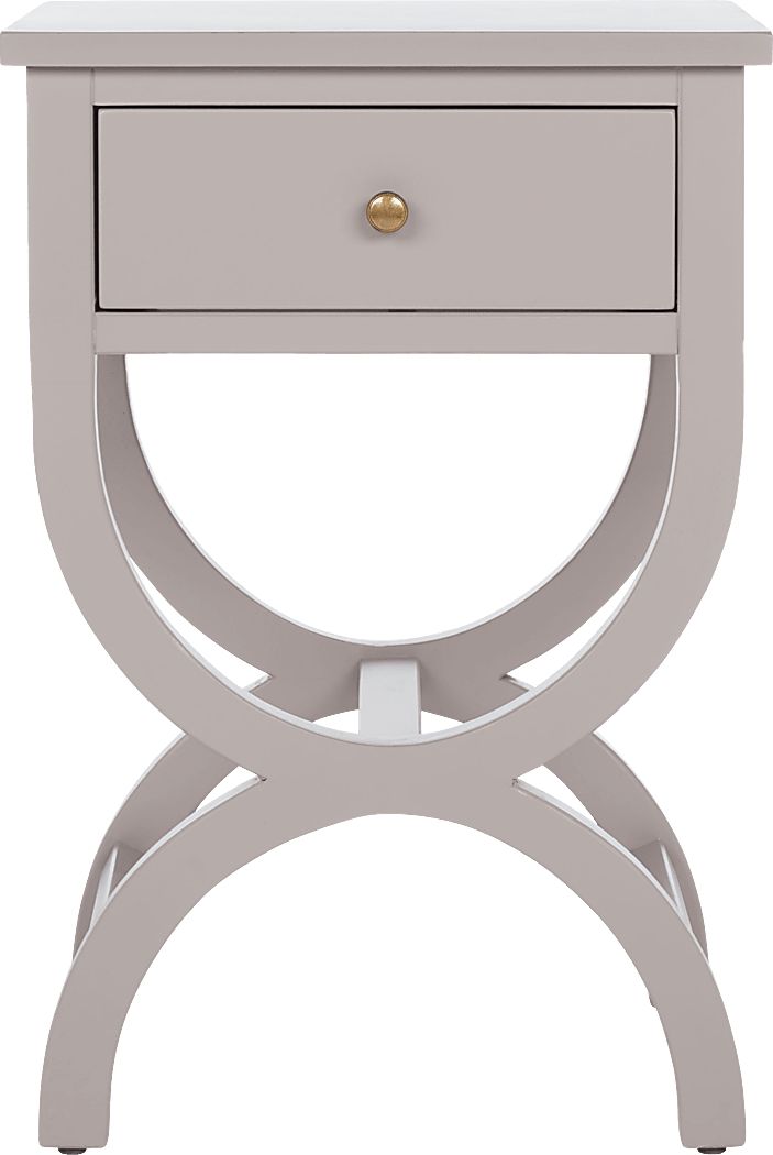 Wespanee Gray Nightstand