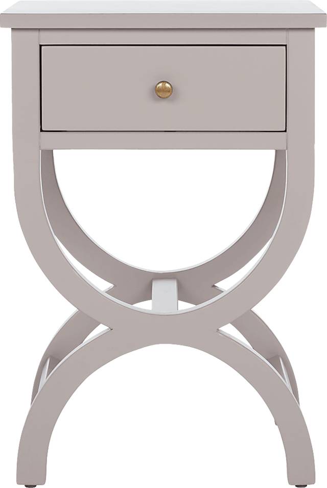 Wespanee Gray Nightstand - Thumbnail - Image 1