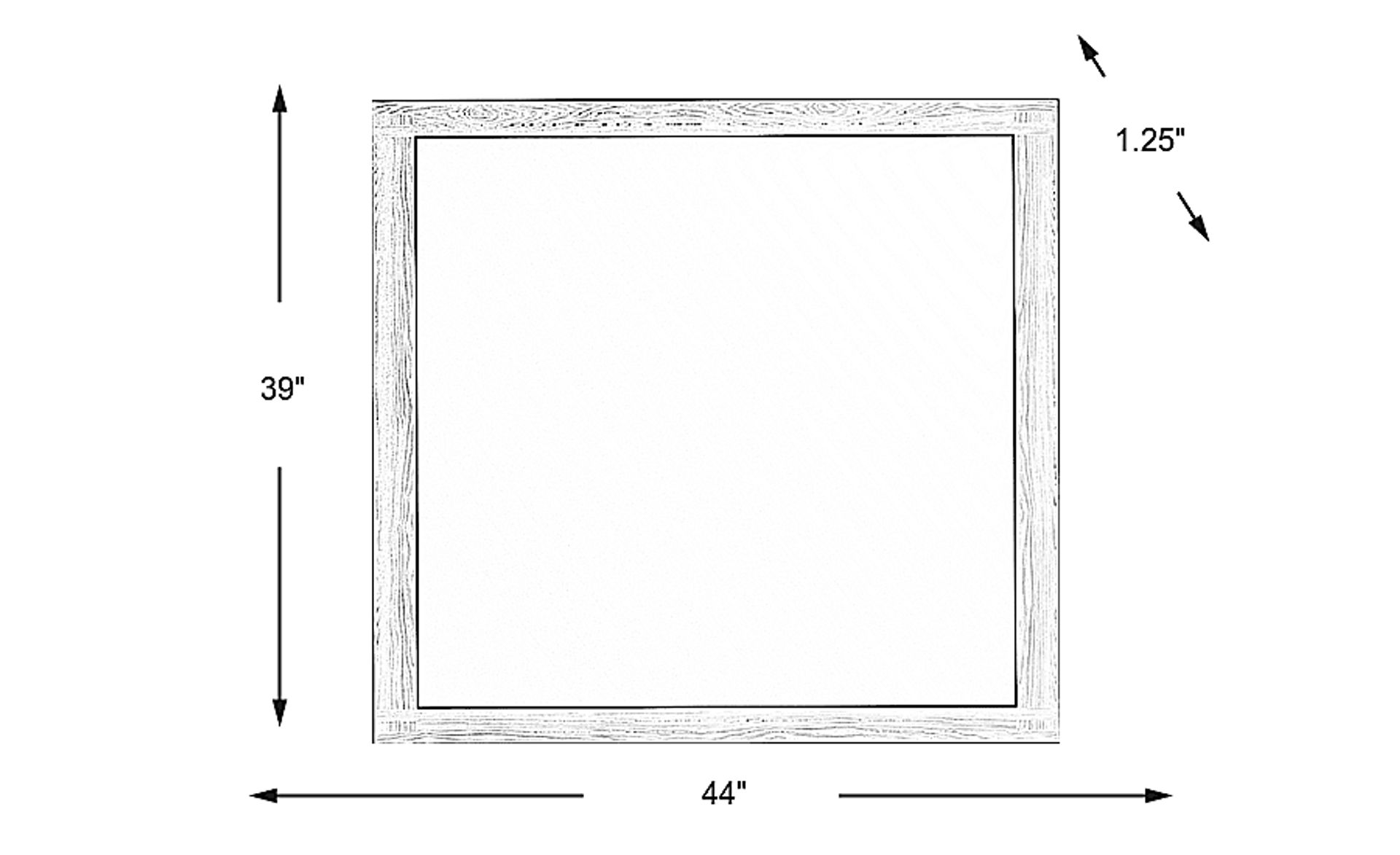 Dimension Image. Please refer to the Dimension Tab on this page for dimension details.