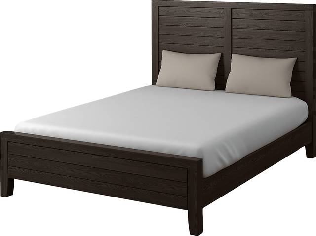Wesson Road Brown Queen Bed - Thumbnail - Image 1