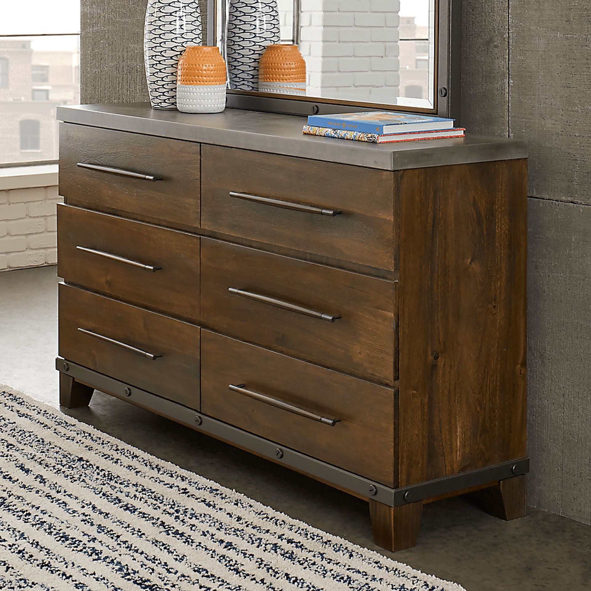 West Hills Brown Dresser - Image 2