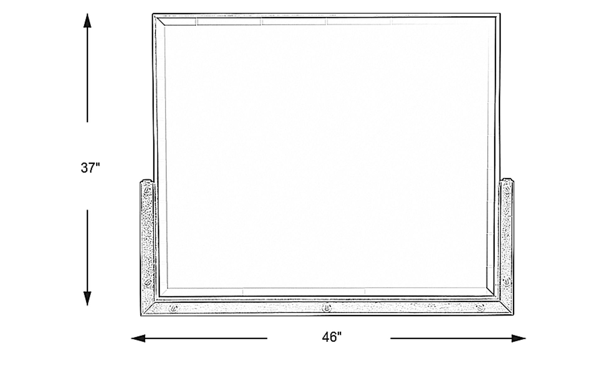 Dimension Image. Please refer to the Dimension Tab on this page for dimension details.