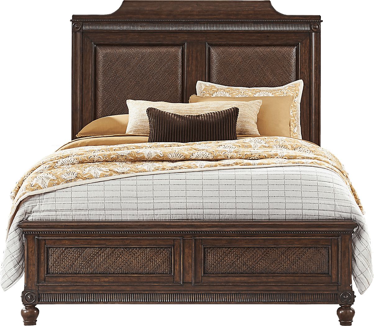 3 pc queen panel bed