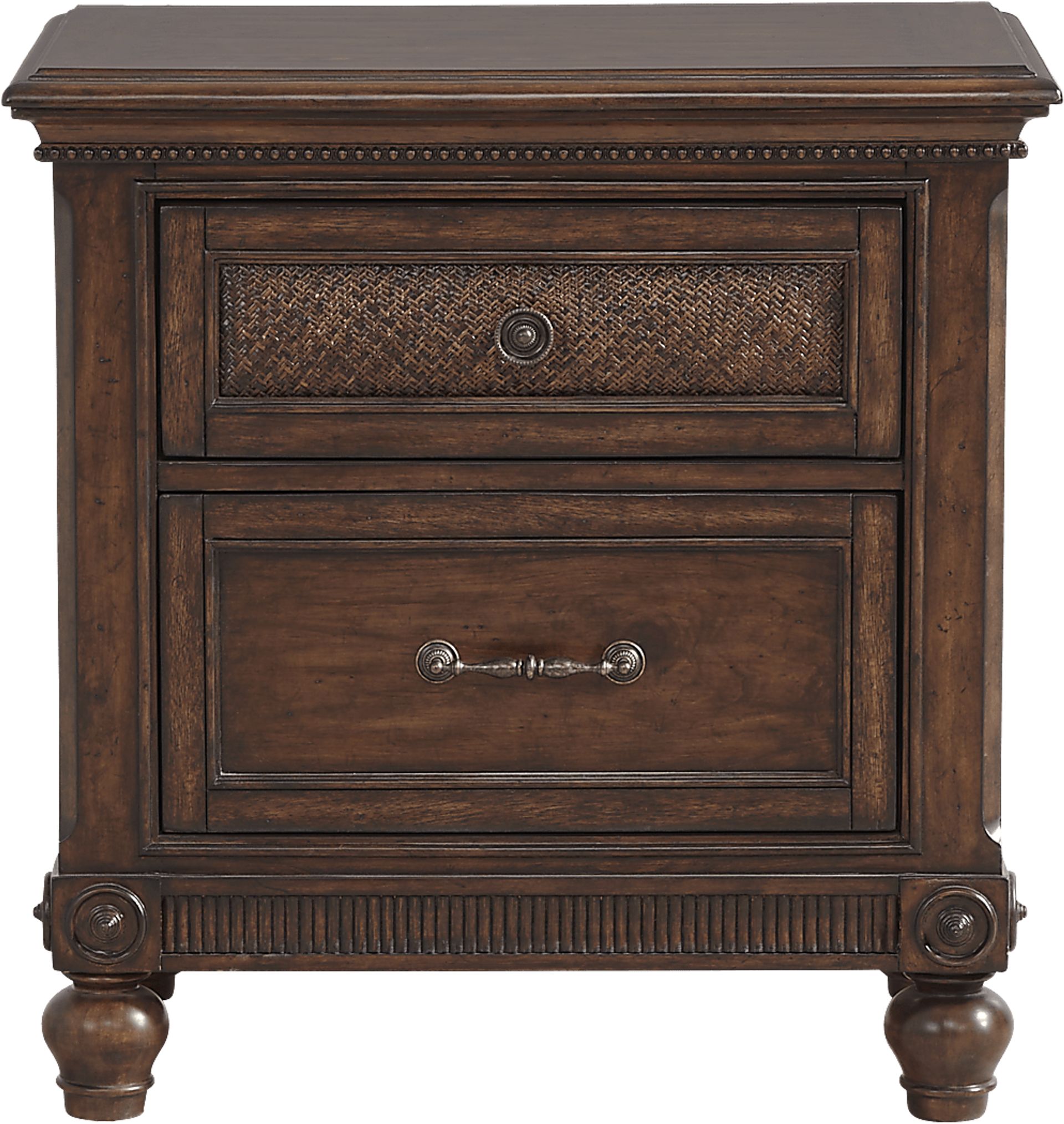 West Indies Brown 7 Pc Queen Panel Bedroom - Image 9