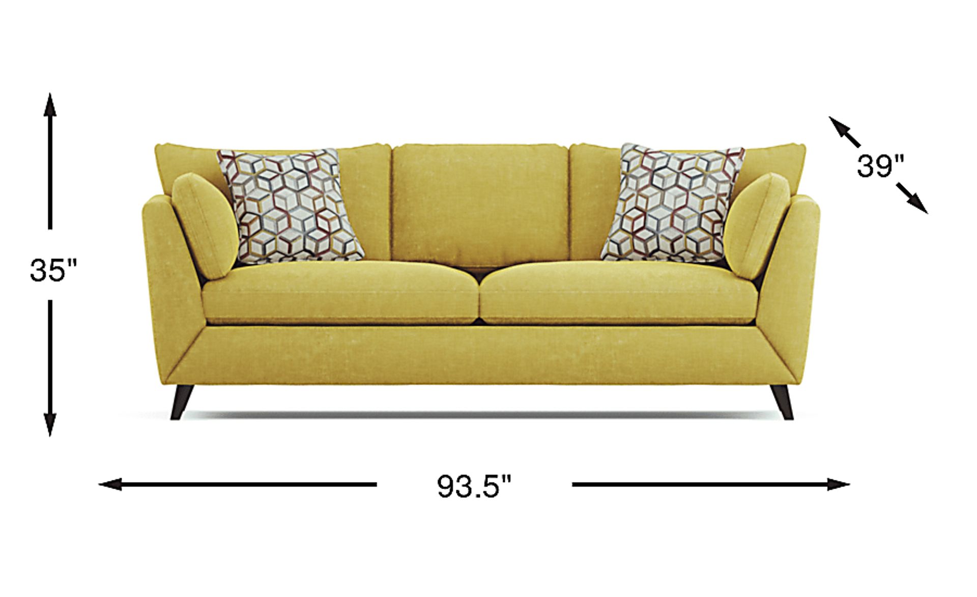 Dimension Image. Please refer to the Dimension Tab on this page for dimension details.