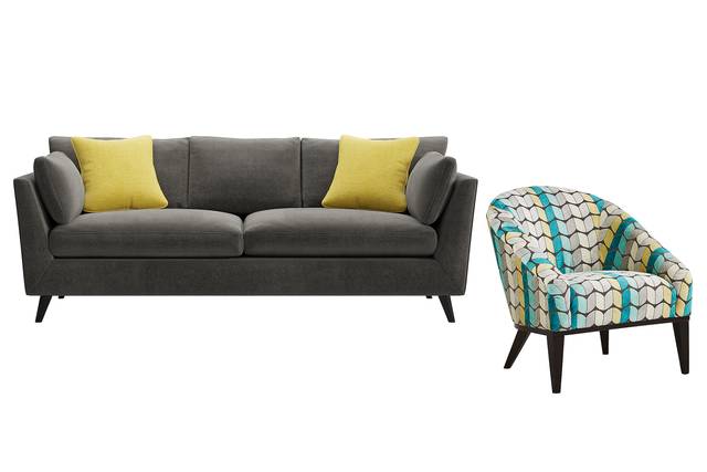 West Loft Slate 2 Pc Living Room - Thumbnail - Image 1