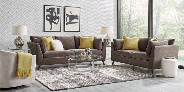 West Loft Slate 8 Pc Living Room - Thumbnail - Image 1