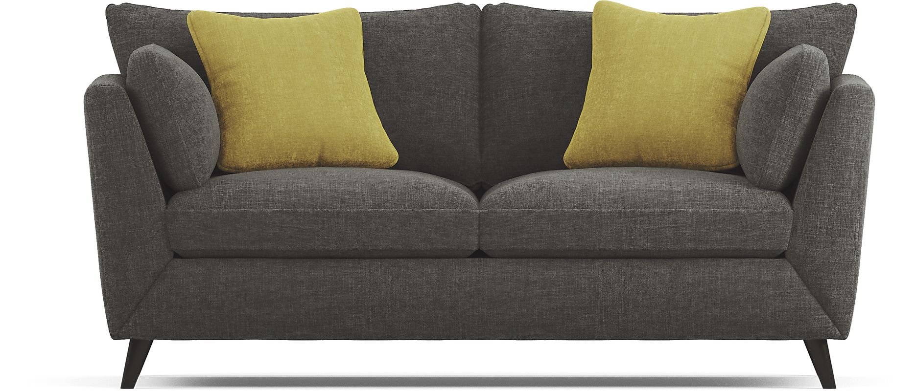 West Loft 7 Pc Slate Gray Chenille Fabric Living Room Set With Sofa ...