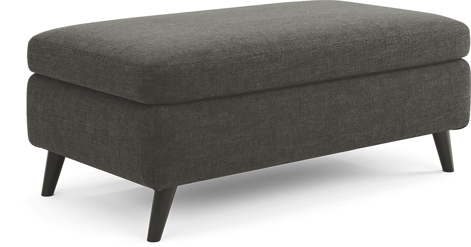 West Loft Slate Ottoman - Image 1