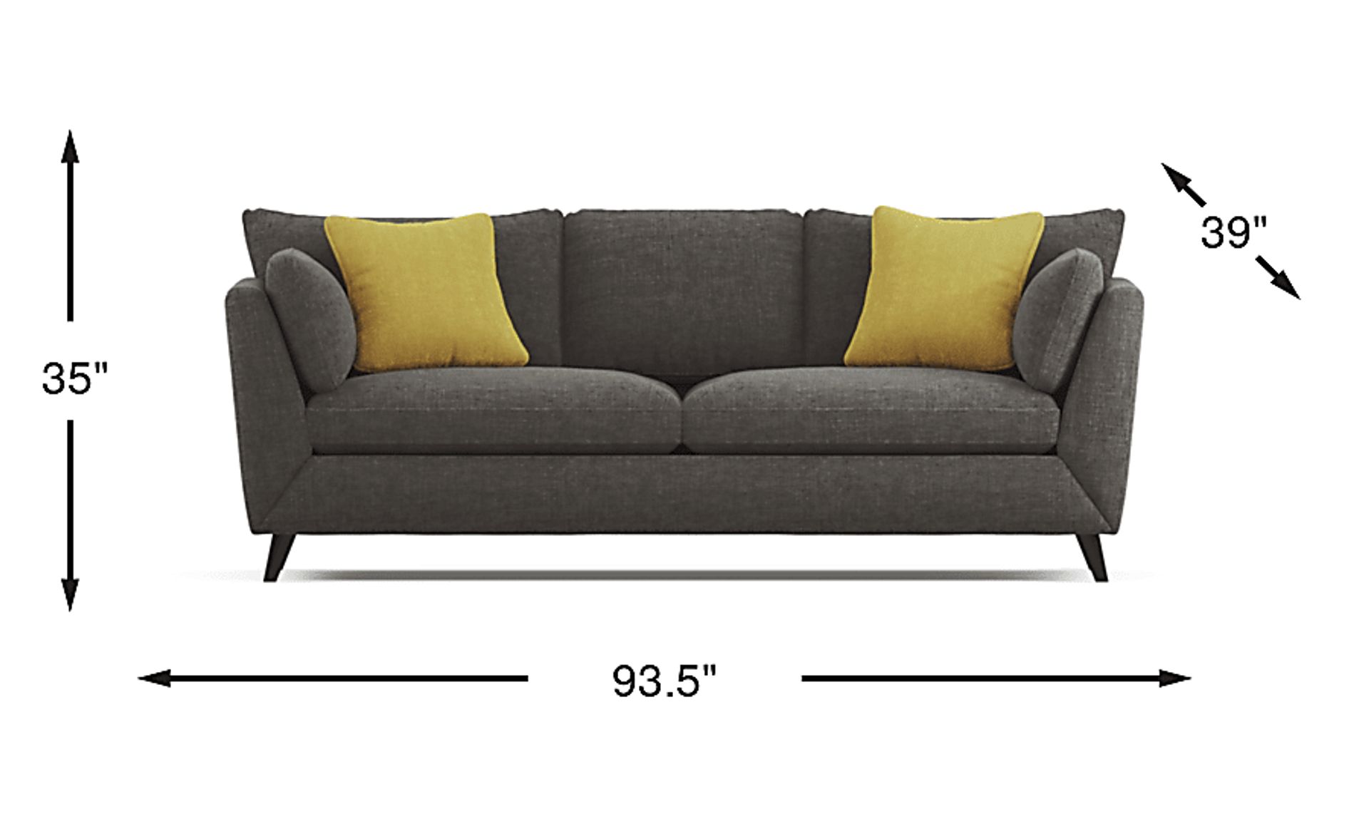 Dimension Image. Please refer to the Dimension Tab on this page for dimension details.