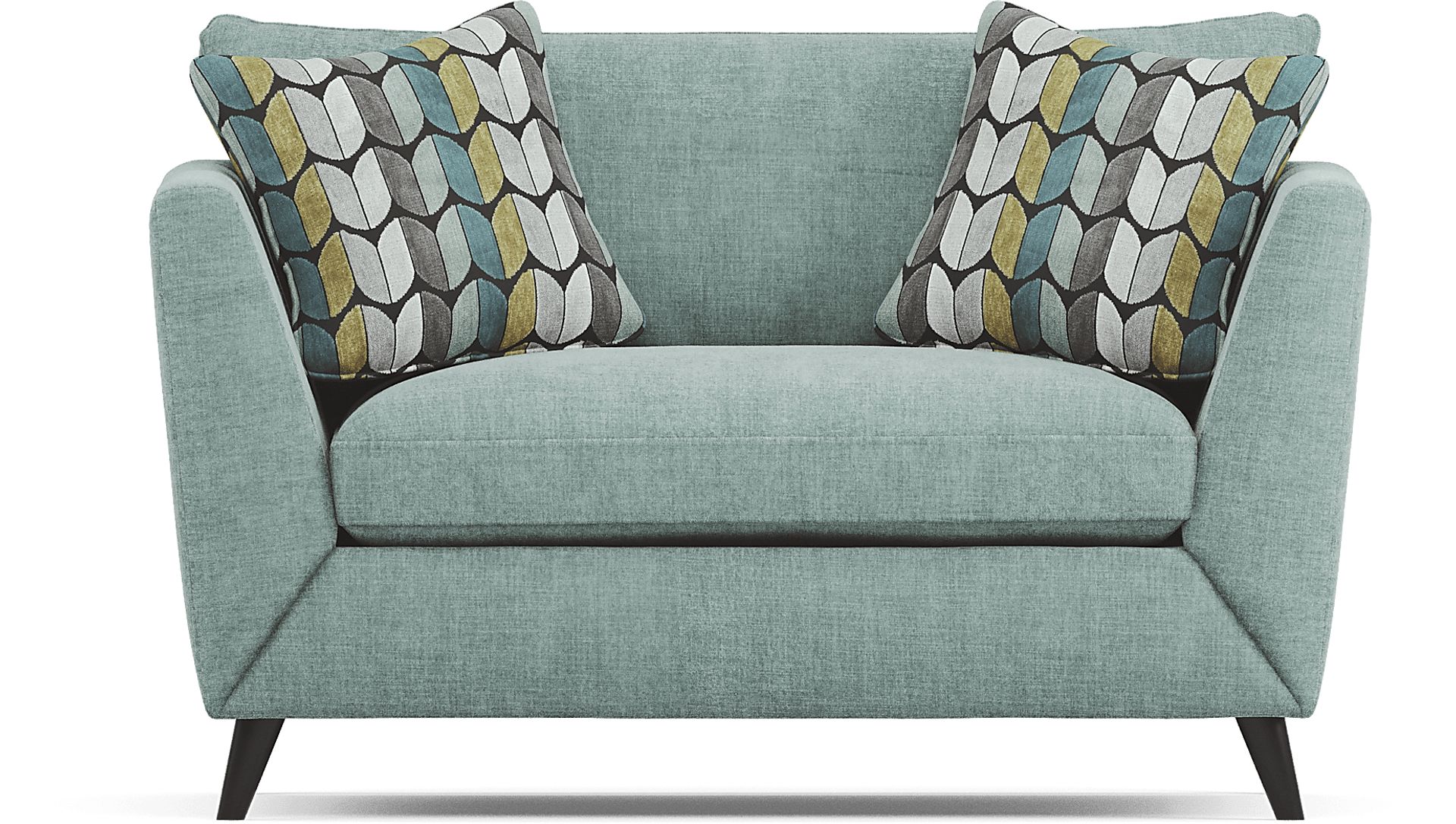 West Loft Teal 8 Pc Living Room - Image 6