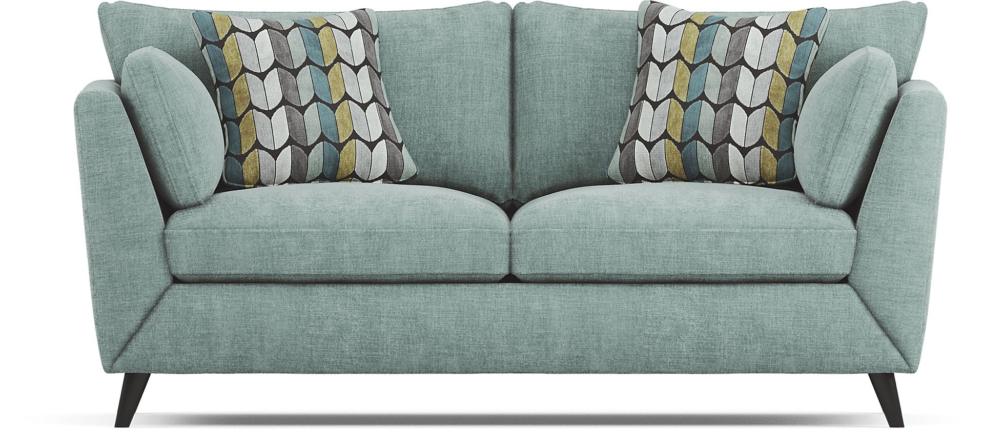 West Loft Teal 6 Pc Living Room - Image 6