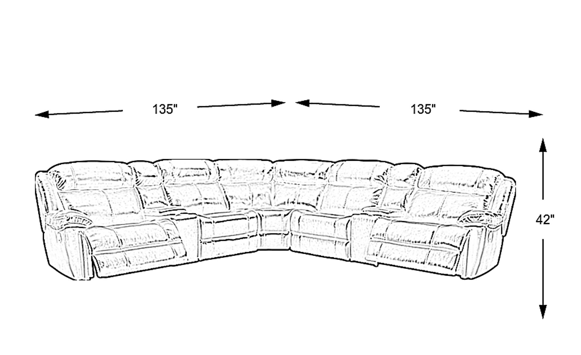 Dimension Image. Please refer to the Dimension Tab on this page for dimension details.