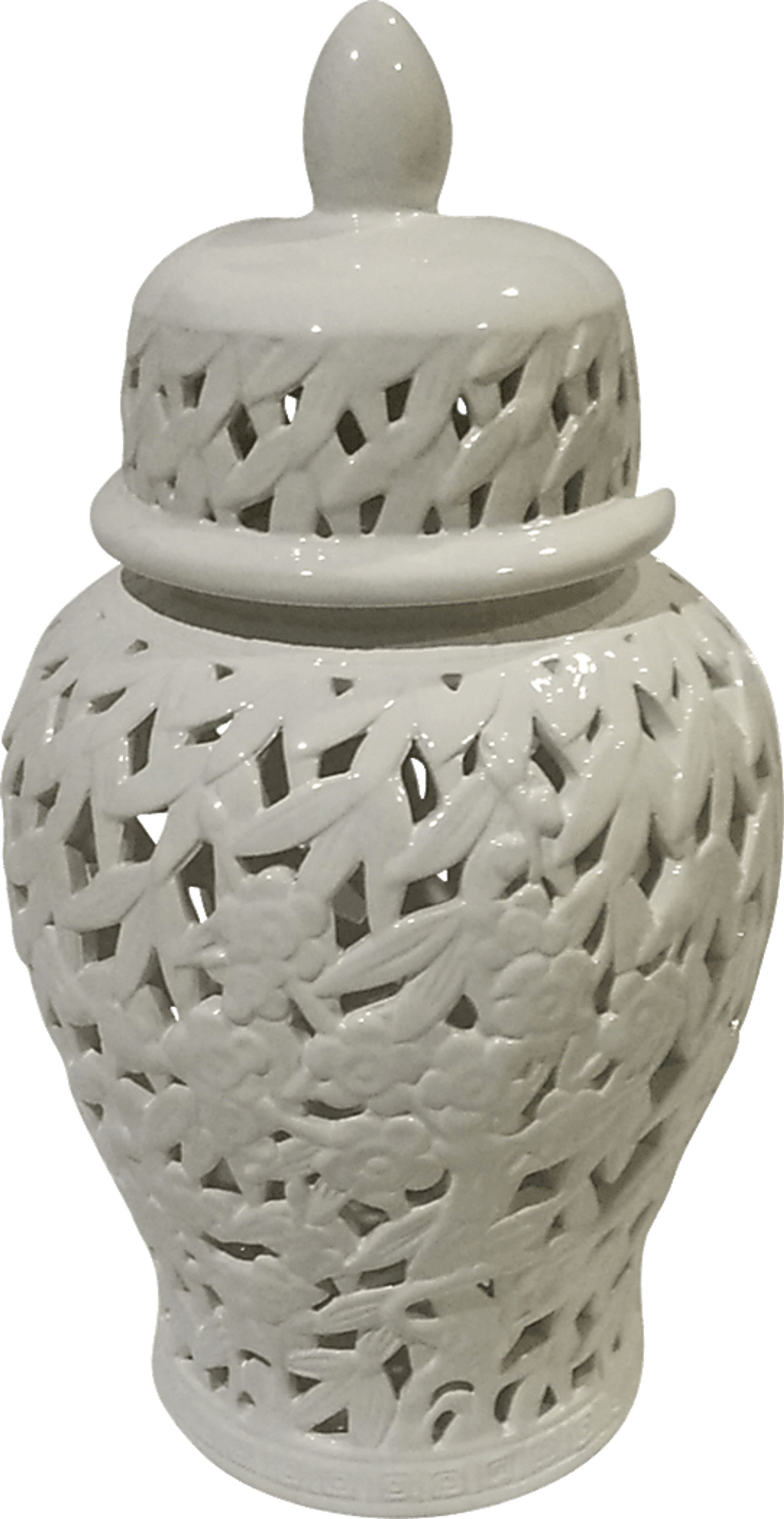 West Wark Medium Ivory Jar - Image 1