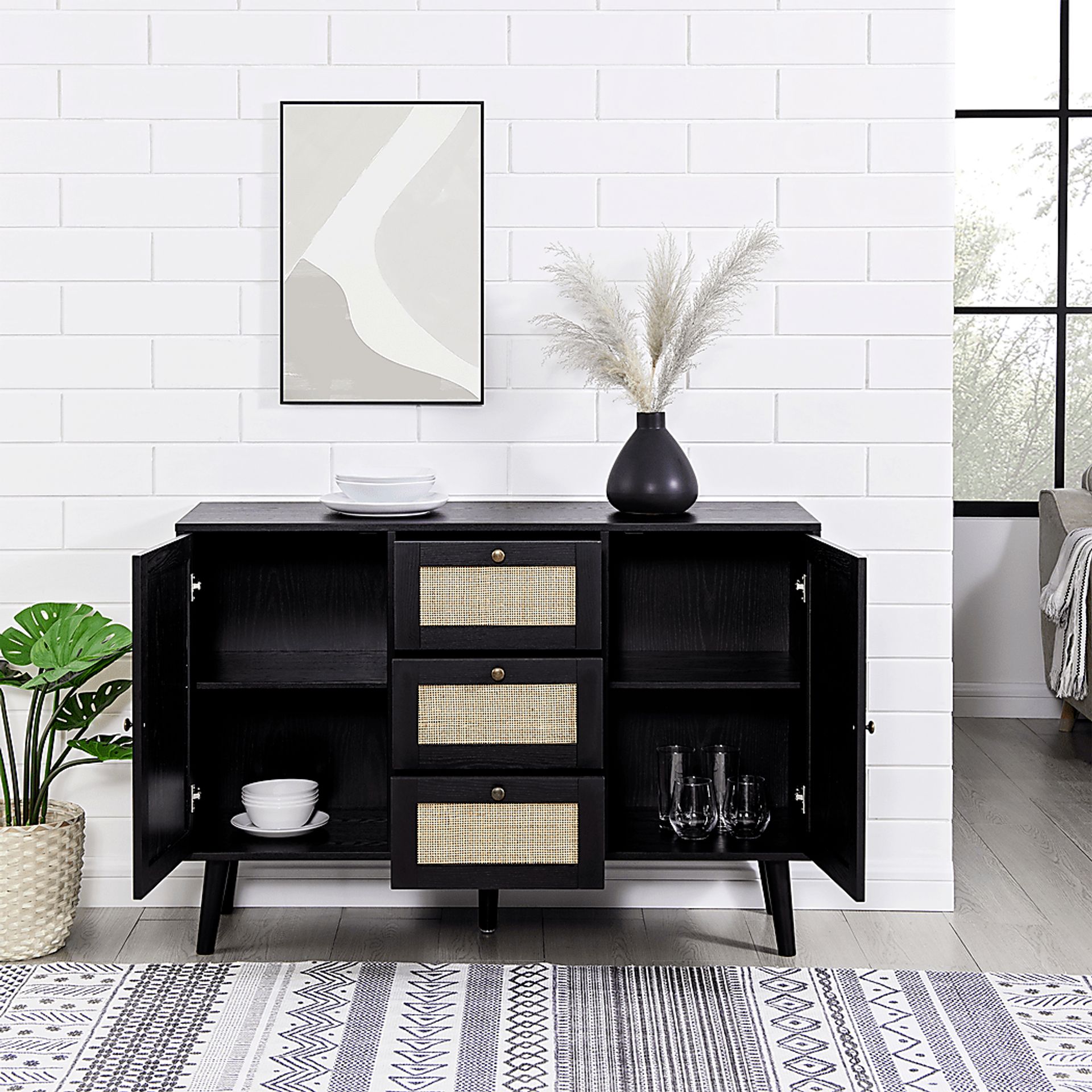Westavia Black Sideboard - Image 2