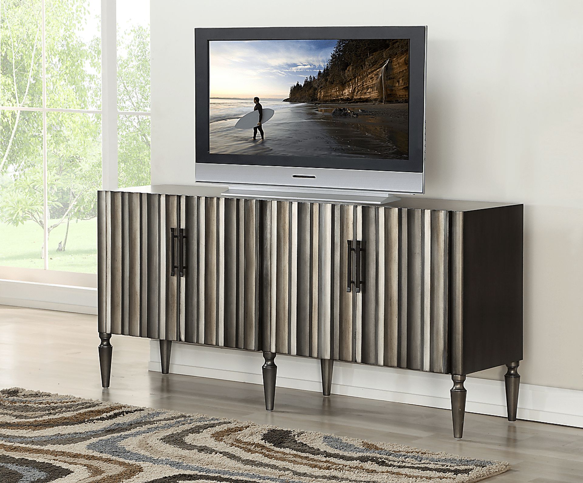Westbelt Gray Credenza - Image 7