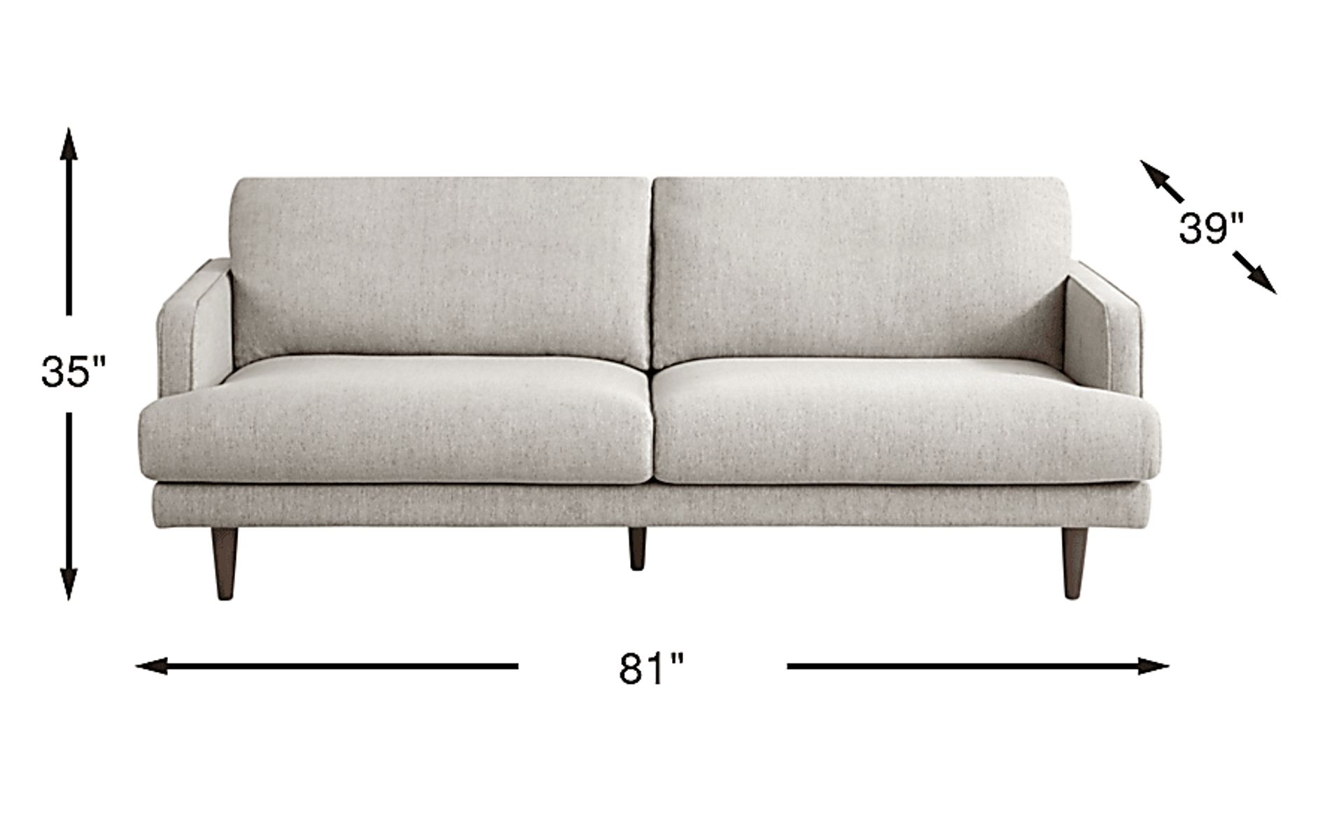 Dimension Image. Please refer to the Dimension Tab on this page for dimension details.