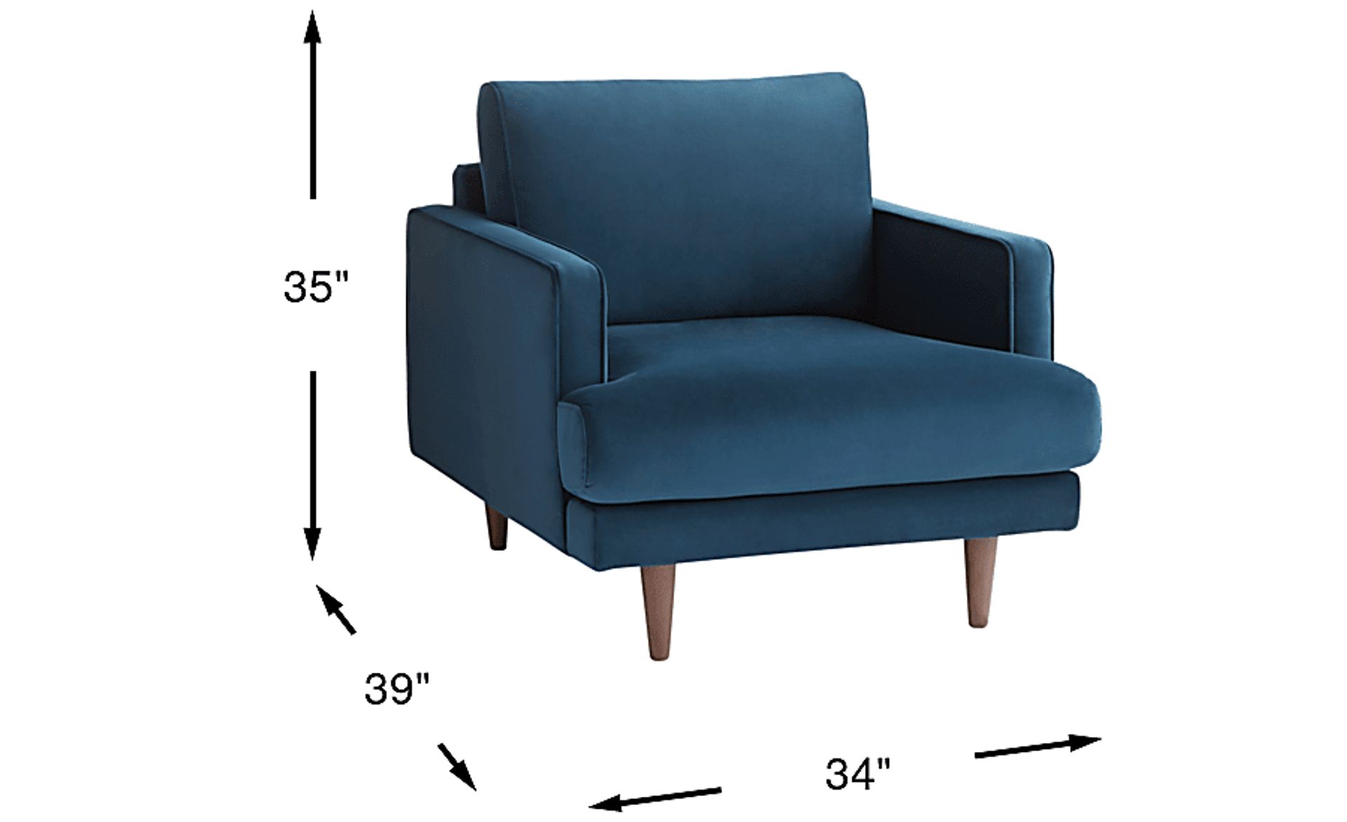 Dimension Image. Please refer to the Dimension Tab on this page for dimension details.