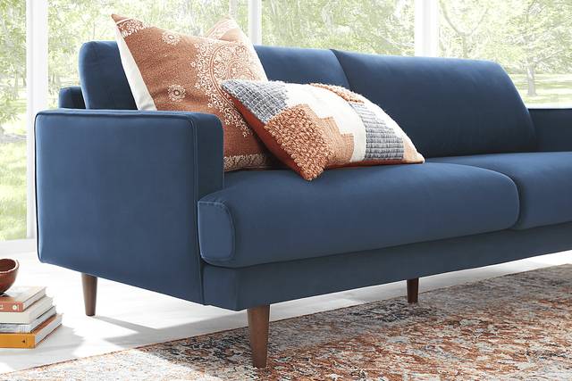 Westcott Way Blue Sofa - Thumbnail - Image 4