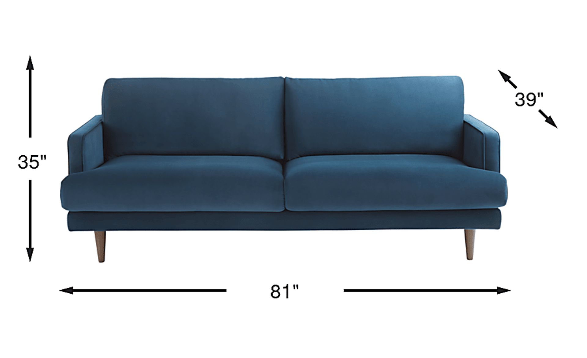 Dimension Image. Please refer to the Dimension Tab on this page for dimension details.