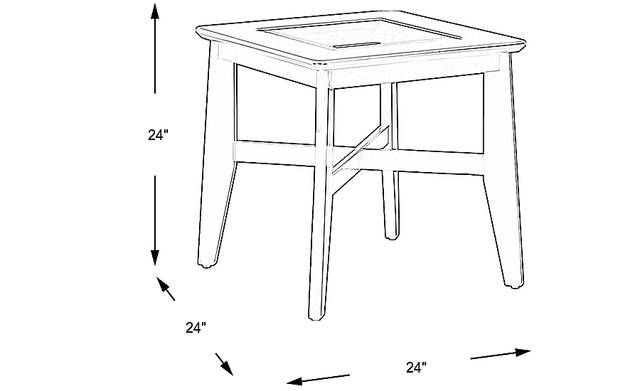 Dimension Image. Please refer to the Dimension Tab on this page for dimension details.