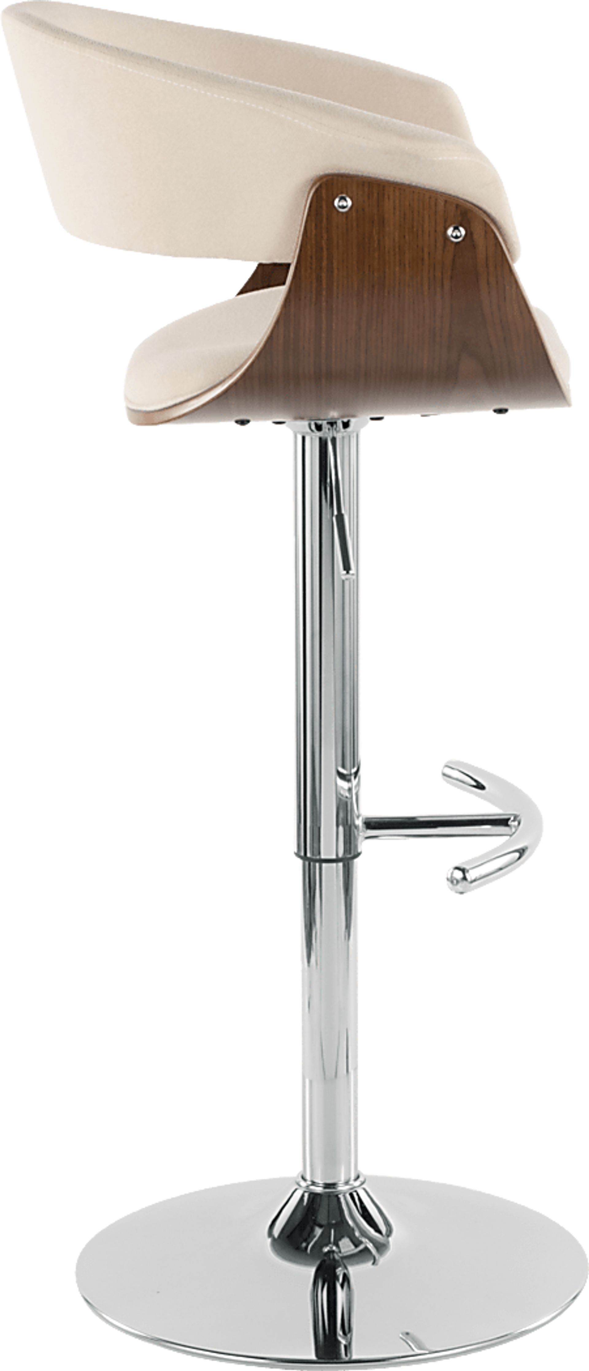 Westdell Cream Adjustable Barstool, Set of 2 - Image 4