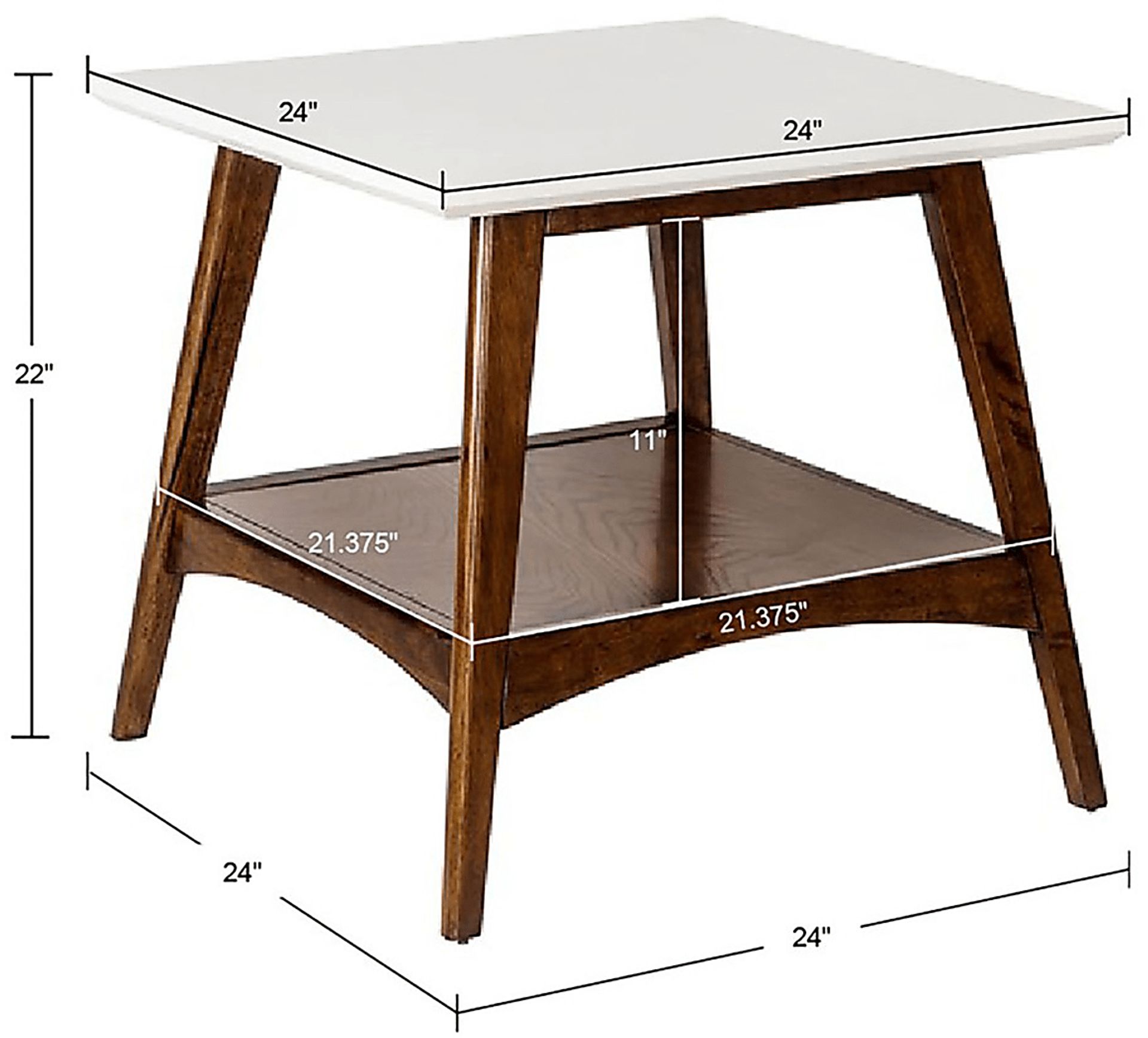 Westella Pecan End Table - Image 6
