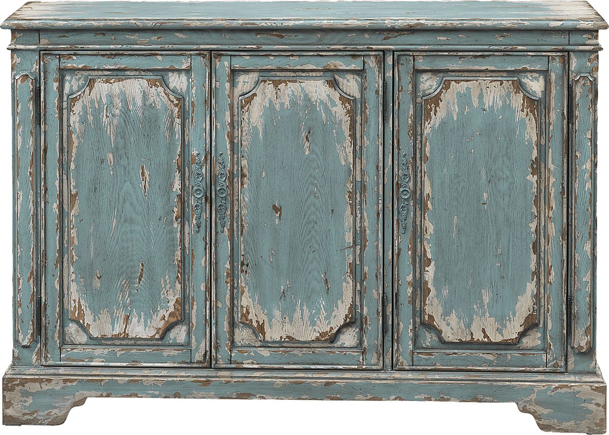 Wester Road Blue Colors Credenza | Rooms to Go