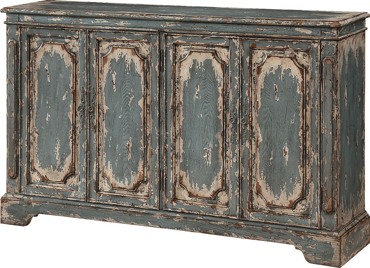 Wester Road Blue Colors Credenza | Rooms to Go
