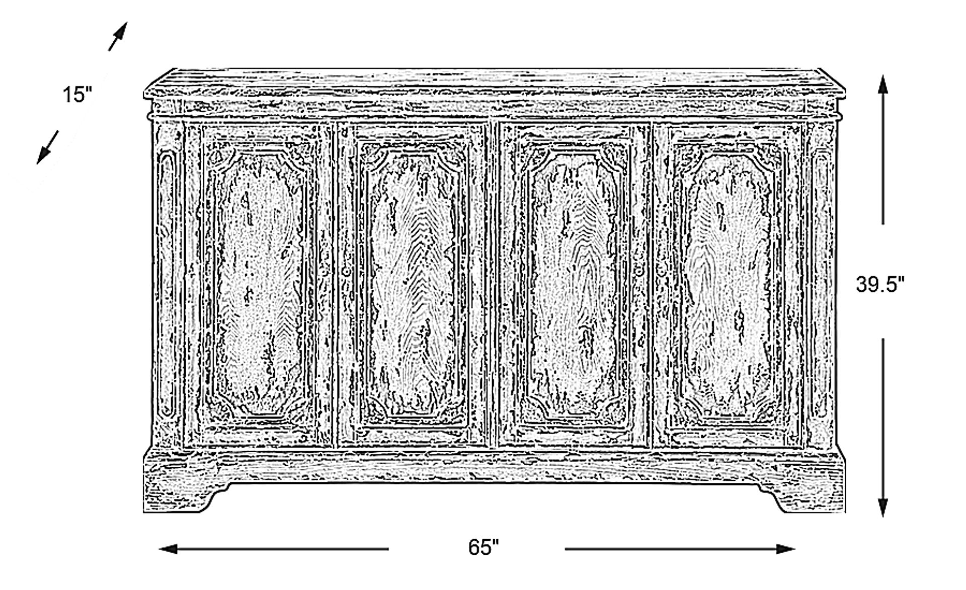 Dimension Image. Please refer to the Dimension Tab on this page for dimension details.
