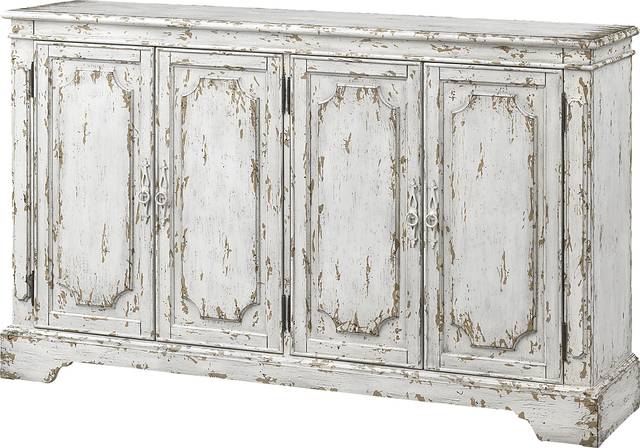 Wester Road Cream 4 Door Credenza - Thumbnail - Image 2