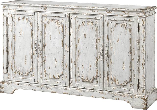 Wester Road Cream 4 Door Credenza - Thumbnail - Image 2