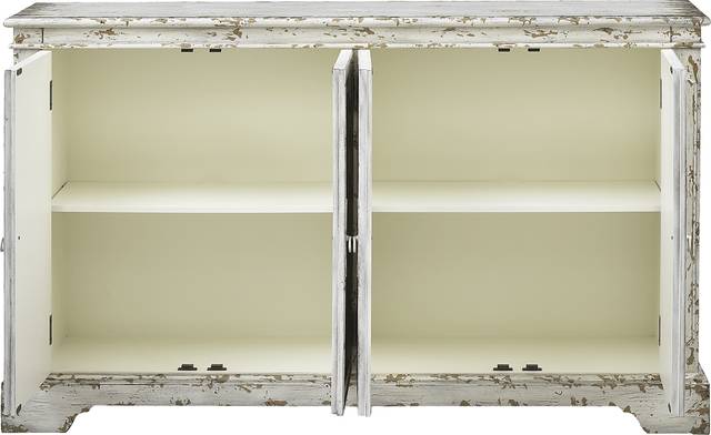Wester Road Cream 4 Door Credenza - Thumbnail - Image 3
