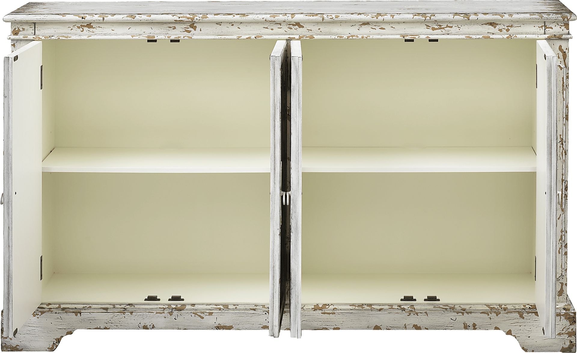 Wester Road Cream 4 Door Credenza - Image 3