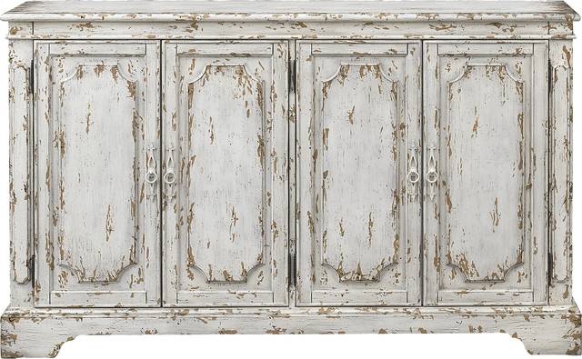 Wester Road Cream 4 Door Credenza - Thumbnail - Image 1
