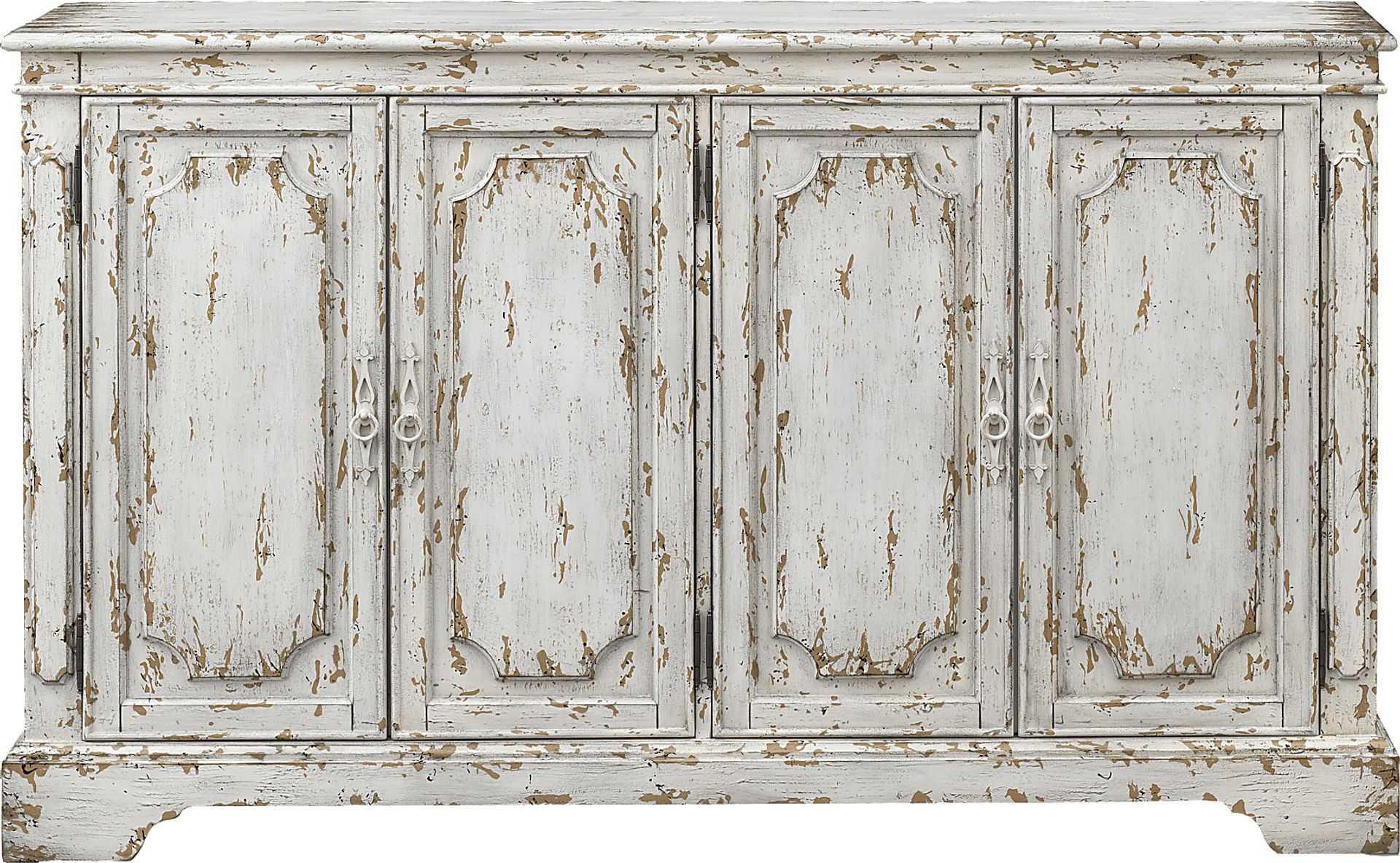 Wester Road Cream 4 Door Credenza - Image 1