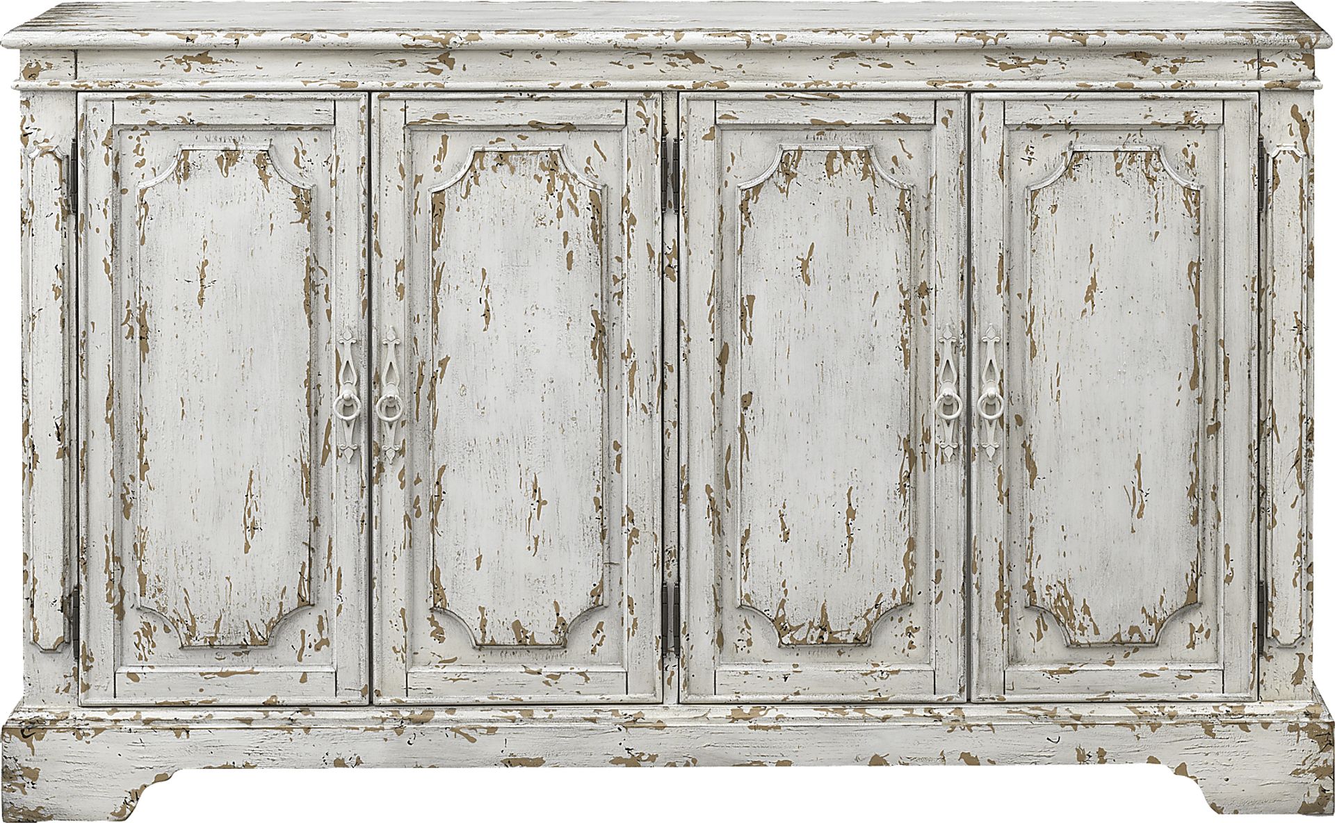 Wester Road Cream 4 Door Credenza - Image 1