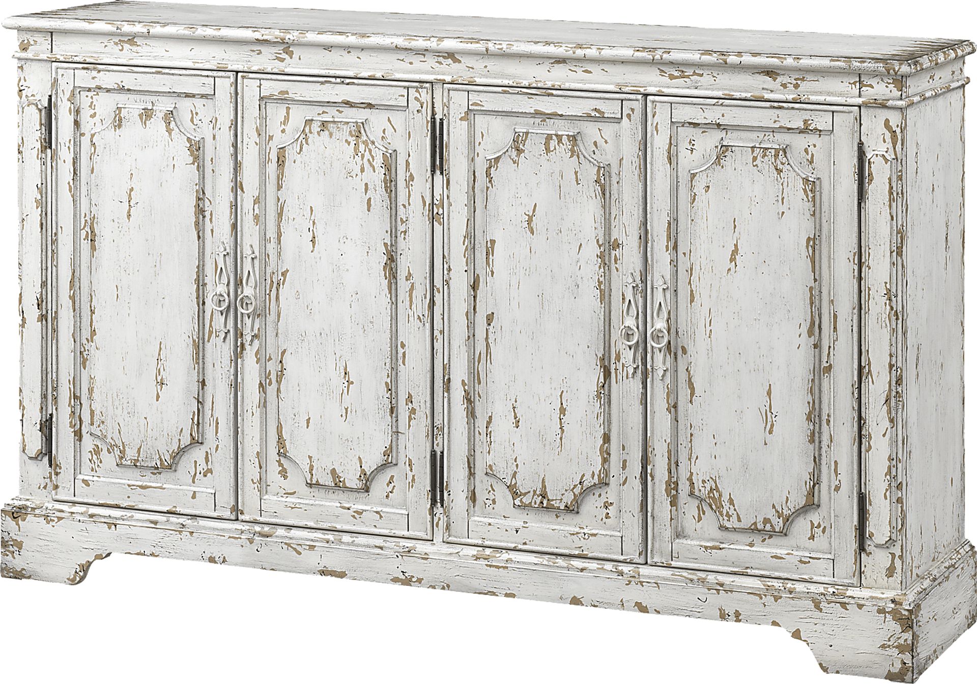 Wester Road Cream 4 Door Credenza - Image 2