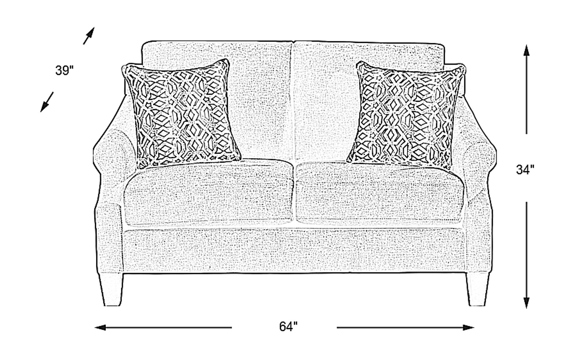 Dimension Image. Please refer to the Dimension Tab on this page for dimension details.