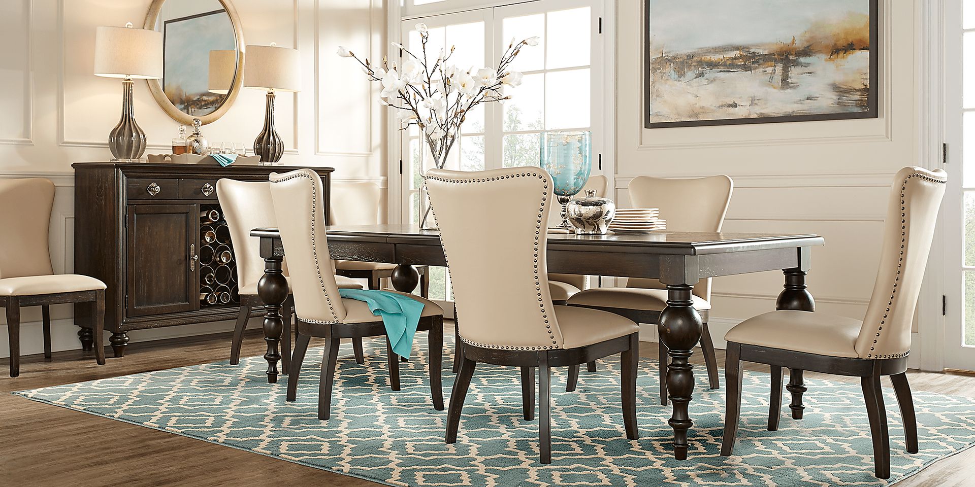 Westerleigh Oak 7 Pc Dining Room - Image 1