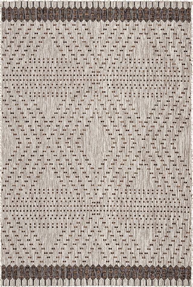 Western Oasis Stone 7'11 x 10' Indoor/Outdoor Rug - Thumbnail - Image 1